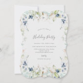 Winter Berries Grenz-Feiertag Einladung (Vorderseite)