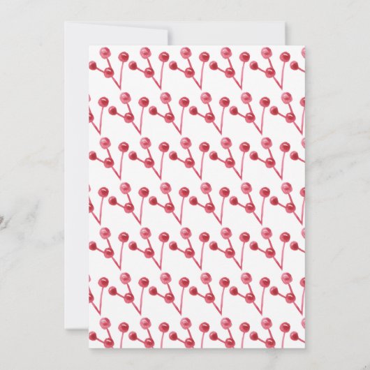 Winter Berries Grüne Weihnachtsfeier (Rückseite)