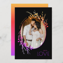 Winter Berries Liebe Branchen Rainbow Black