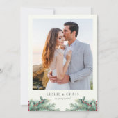 Winter Berries & Pine Foto: Save The Date (Rückseite)