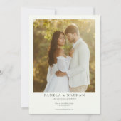 Winter Berries & Pine Foto: Save The Date (Rückseite)