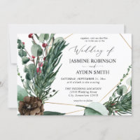 Winter Berries & Pine Greenerity Wedding 2