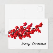 Winter Berries und Holiday Cheer Postkarte (Vorne/Hinten)