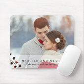 Winter Berries Verheiratet und Merry Foto Mousepad (Mit Mouse)