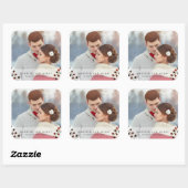 Winter Berries Verheiratet und Merry Foto Sticker (Blatt)