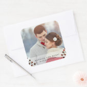 Winter Berries Verheiratet und Merry Foto Sticker (Umschlag)