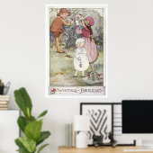 Winter Berries von Anne Anderson Poster (Heimbüro)