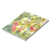 Winter Berries Wasserfarbe Notizblock (Rotiert)