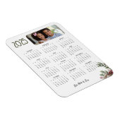 Winter Berry 2025 Kalenderkarte Magnet (Rechte Seite)