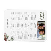 Winter Berry 2025 Kalenderkarte Magnet (Horizontal)