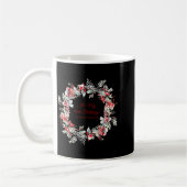 Winter Berry 30th Birthday Elegant Kaffeetasse (Links)
