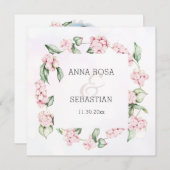 *~* Winter Berry AR12 QR UAWG Boho Wedding Einladung (Vorne/Hinten)