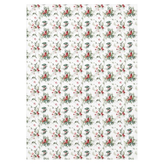 Winter Berry Christmas Tischdecke (Vorderseite)