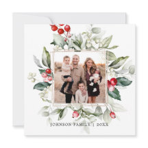 Winter Berry Family Foto