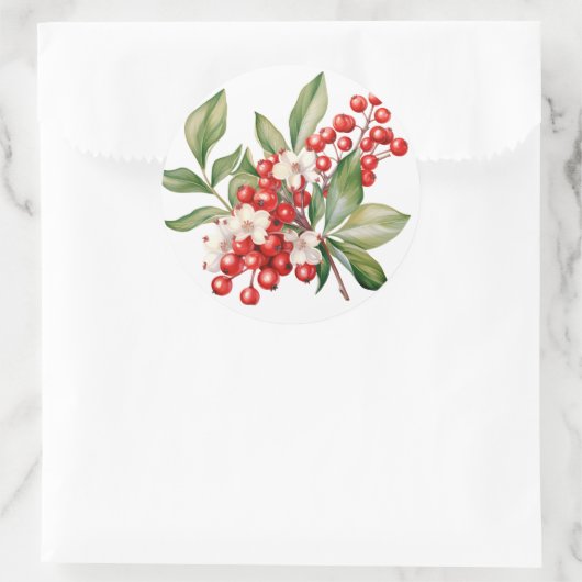 Winter Berry Stickers (Tasche)