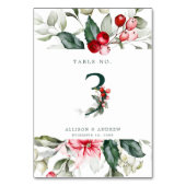 Winter Berry | TISCHNUMMER 3 (Rückseite)