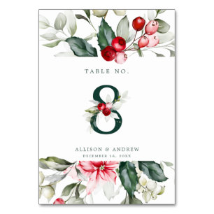 Winter Berry   TISCHNUMMER 8