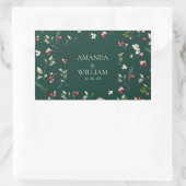 Winter Berry Wedding Sticker (Tasche)