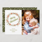 Winter Berry Wreath | Weihnachten im Foto (Vorne/Hinten)