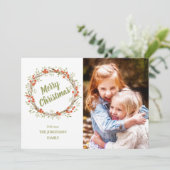 Winter Berry Wreath | Weihnachten im Foto (Stehend Vorderseite)