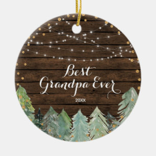 Winter Bester Opa je Personalisiertes Ornament