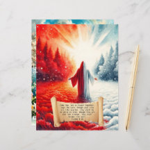 Winter Bibel Verses Papier Kunsthandwerk