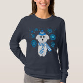 Winter Bichon T-Shirt (Vorderseite)