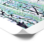 Winter Birch Poster (Ecke)