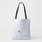 Winter Birch Tree Tote Bag Tasche (Vorderseite)