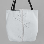 Winter Birch Tree Tote Bag Tasche
