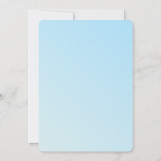 Winter Birch Wedding Einladung (Rückseite)