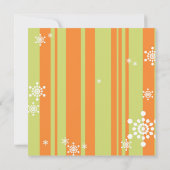 Winter Birds Baby Girl Baby Dusche Einladung (Rückseite)