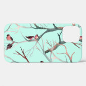 Winter Birds Bäume Branchen Wasserfarbe Case-Mate iPhone Hülle (Rückseite (Horizontal))
