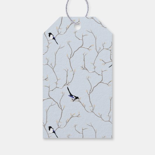 Winter BIrds Geschenkanhänger (Rückseite)