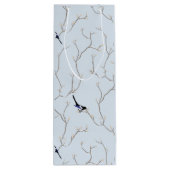 Winter Birds Geschenktüte Für Weinflaschen (Rückseite)