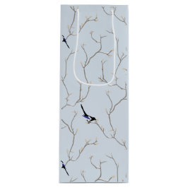 Winter Birds Geschenktüte Für Weinflaschen