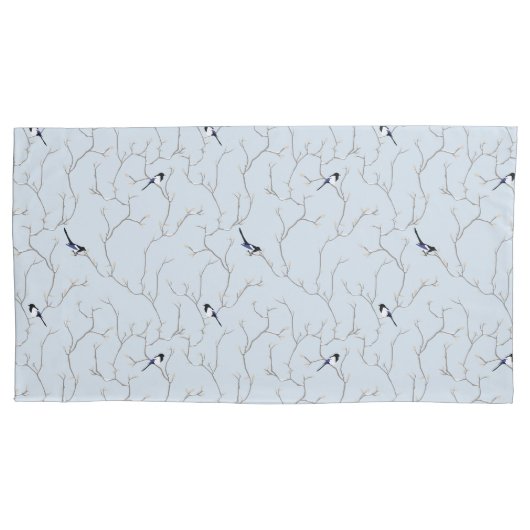 Winter Birds Kissenbezug (Vorderseite-Links)