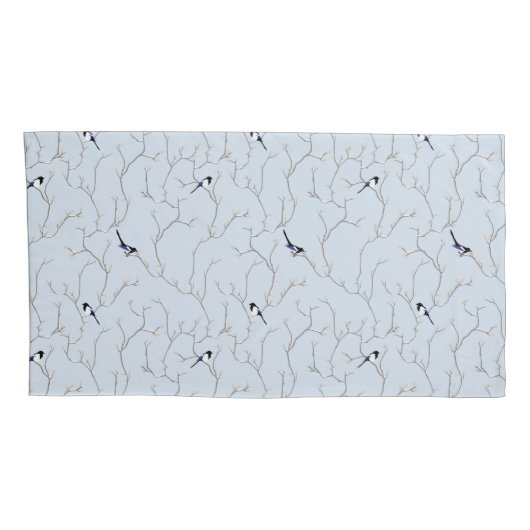 Winter Birds Kissenbezug (Rückseite-Rechts)