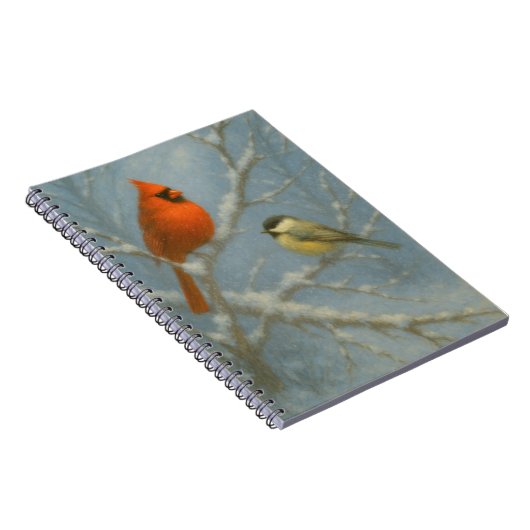 Winter Birds Notizblock (Rechte Seite)
