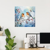 Winter Birds Poster (Heimbüro)