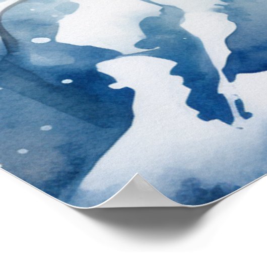 Winter Birds Poster (Ecke)