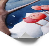 Winter Birds Poster (Ecke)