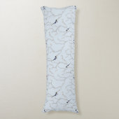 Winter BIrds Seitenschläferkissen (Vorderseite Vertikal)