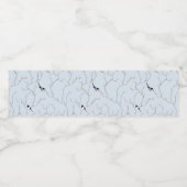 Winter Birds Wasserflaschenetikett (Einzelnes Label)