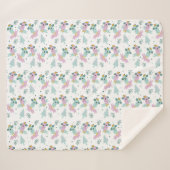 Winter Birds Weihnachtsbaume Iceberg Doodles Sherpadecke (Vorderseite (Horizontal))