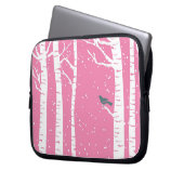 Winter-Birken-Baum (heutiger bester Preis) Laptopschutzhülle (Vorderseite Links)