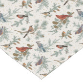 Winter Birnen und Kiefernzweige Muster Kurzer Tischläufer (Ecke)