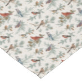 Winter Birnen und Kiefernzweige Muster Tischdecke (Schrägansicht)