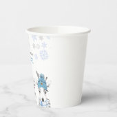 Winter Birthday Boy Animals Pappbecher (Links)