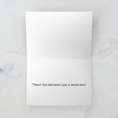 Winter Birthday Karte (Innenseite)